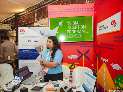 Product Expo booth at Huddle Global 2025