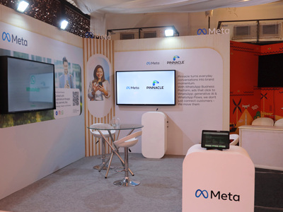 Product Expo booth at Huddle Global 2025
